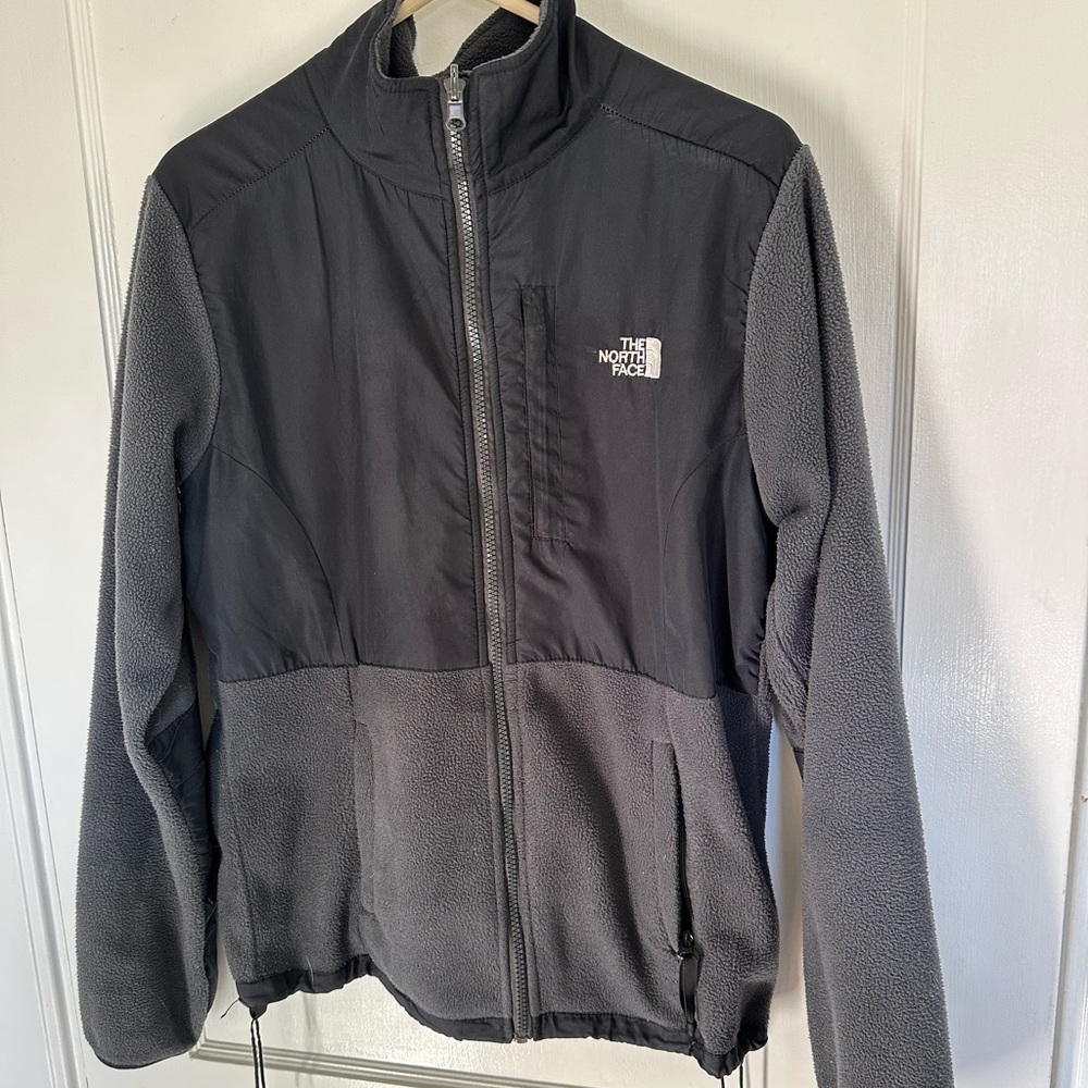 The Northface Denali fleece jacket - black & grey